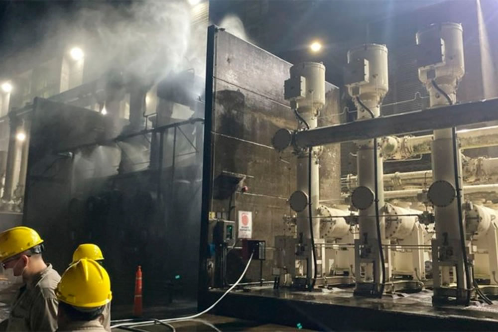 Incendio afectó a la represa de Yacyretá tras la presunta explosión en una turbina