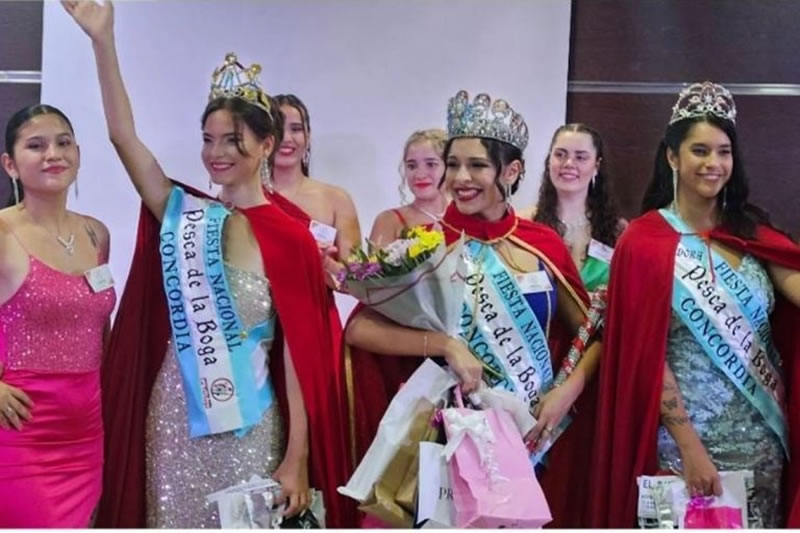 Fue coronada la nueva soberana de la Fiesta Nacional de la Pesca de la Boga