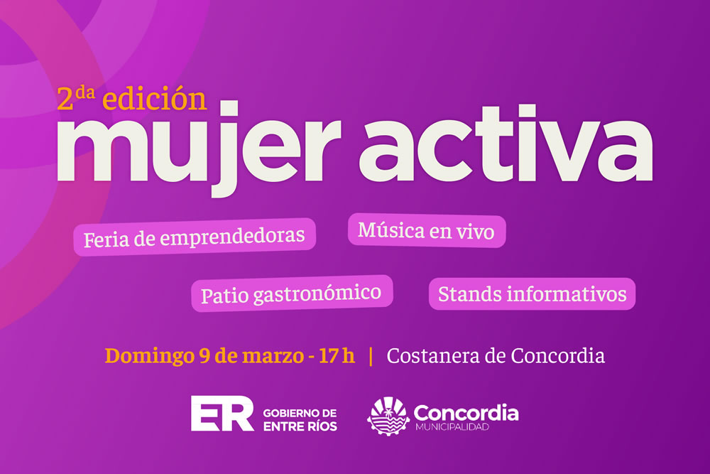 Llega la segunda edición de Mujer Activa, un encuentro que construye futuro