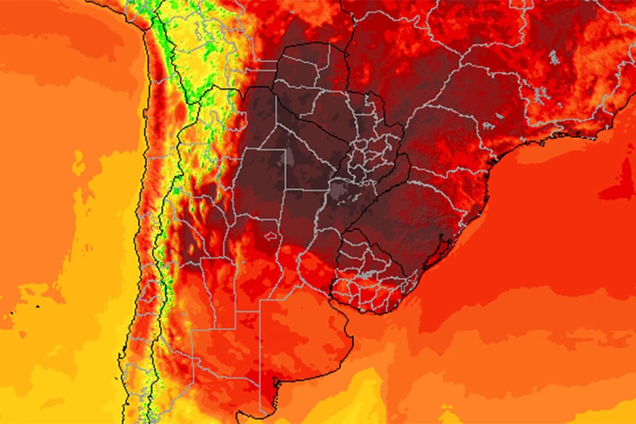 Lunes de carnaval agobiante: La sensación térmica superó los 46 grados en Entre Ríos