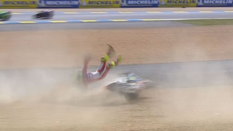 Grave accidente de Eric Granado en el GP de Francia de MotoE: Fue atropellado por otra moto