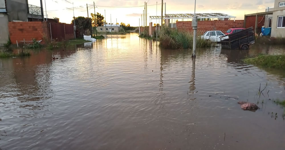 La provincia asiste a familias afectadas por las intensas lluvias en Ibicuy