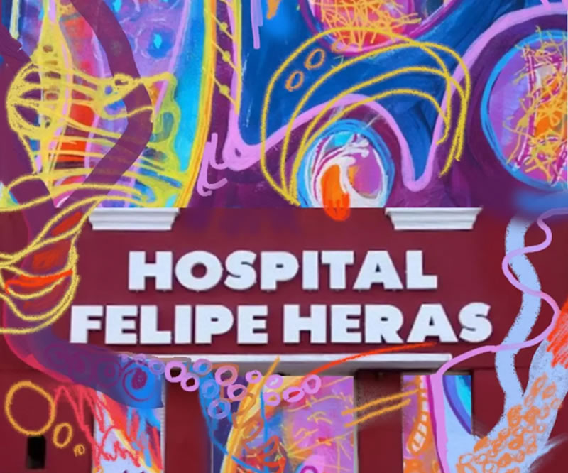 Taller de Arte en el Heras en el SUM del Hospital Felipe Heras