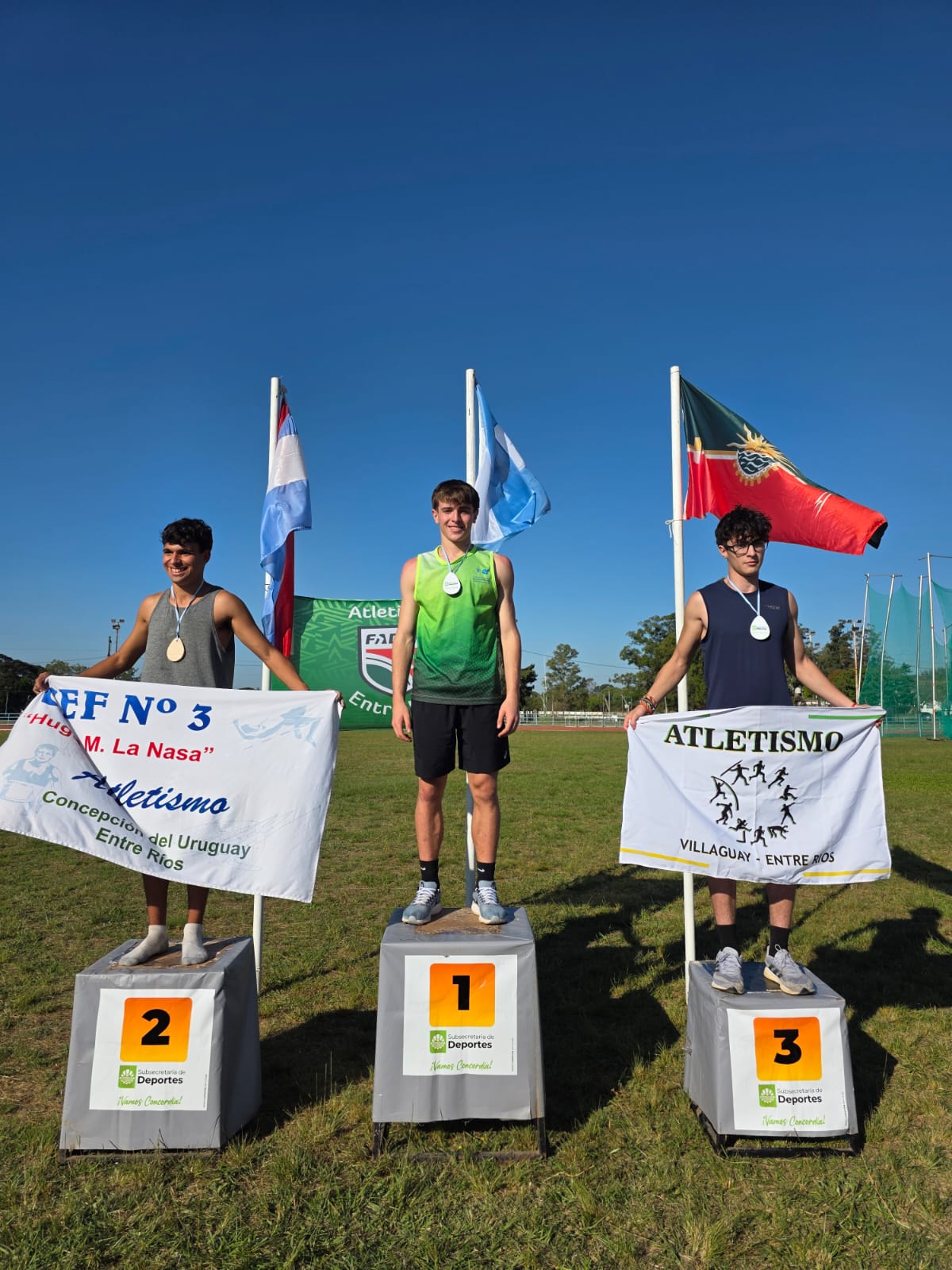 Concordia fue sede del mejor atletismo provincial