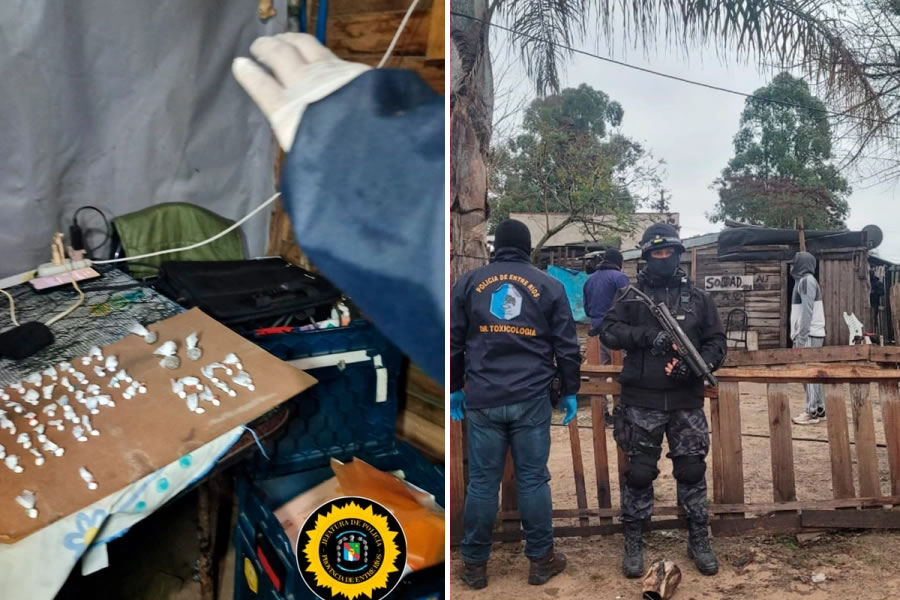 Operativo antidrogas: Secuestraron cocaína, marihuana y detuvieron a dos personas