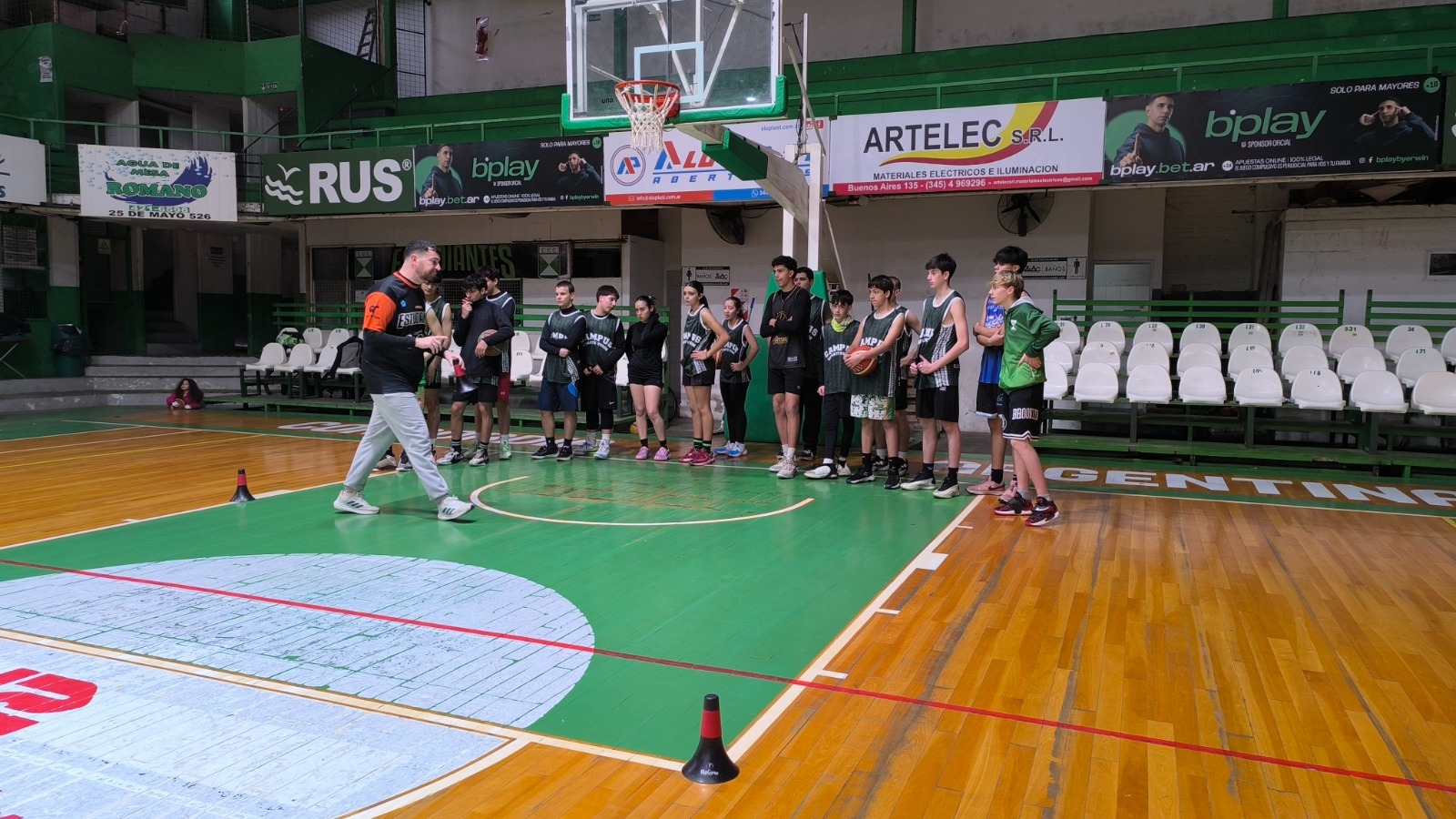 El Campus “Gigante Verde” debutó con una propuesta integral para las categorías formativas