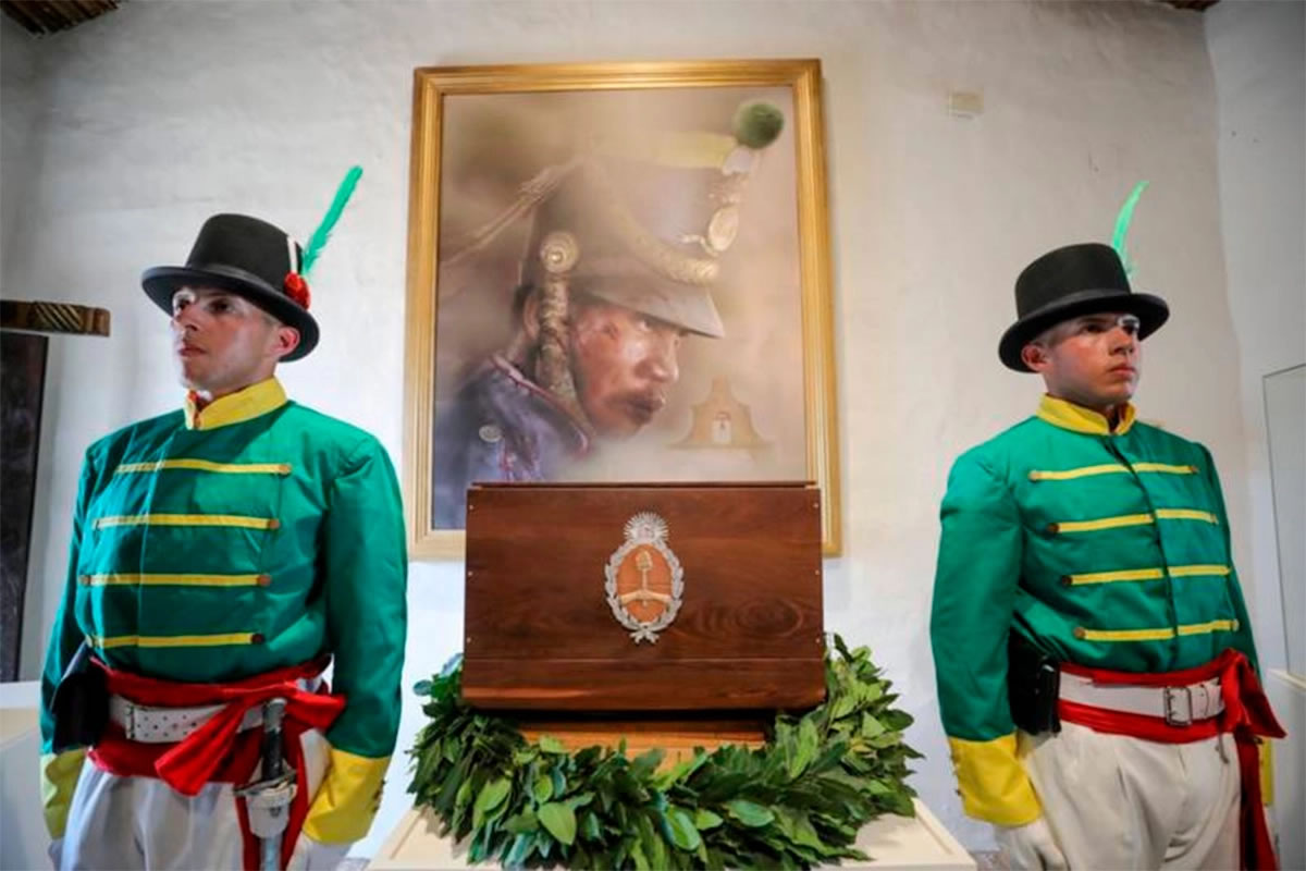 Repatriaron a Saladas los restos del Sargento Cabral tras 212 años de su muerte