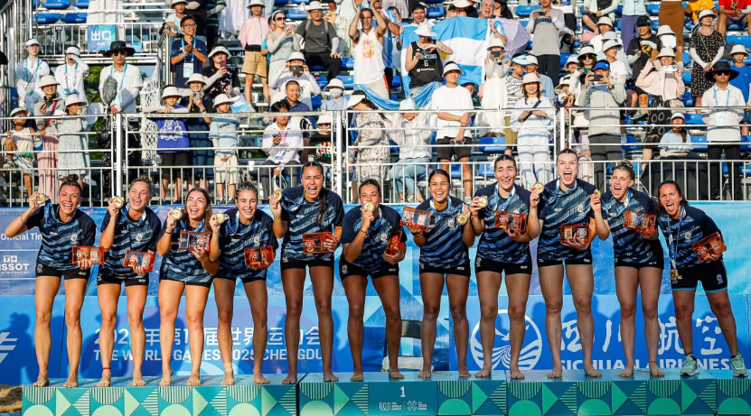 Histórico: La Selección Argentina de Beach Handball ganó el oro en los World Games
