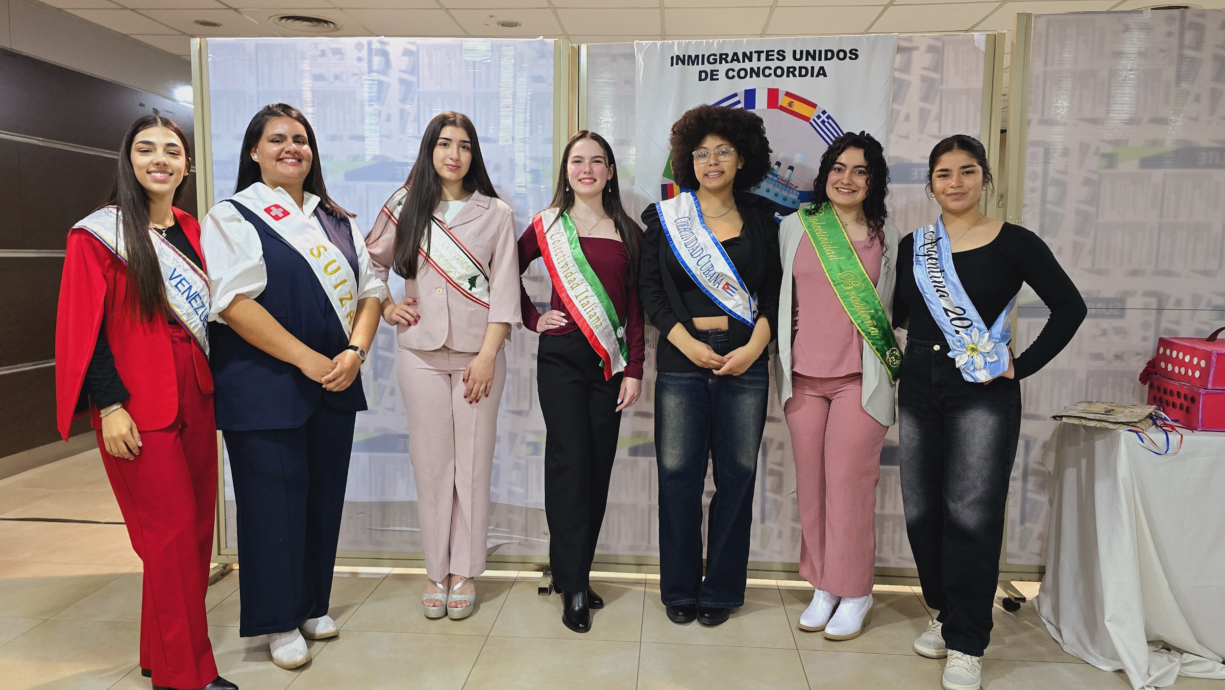 Se presentaron las postulantes al Reinado Provincial de de Inmigrantes Unidos de Concordia