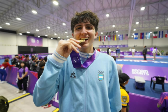 Panamericanos Junior: Ignacio Espínola ganó un nuevo oro para Argentina en taekwondo