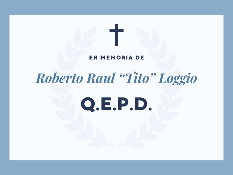 Falleció el día 08/08/2025 en Concordia