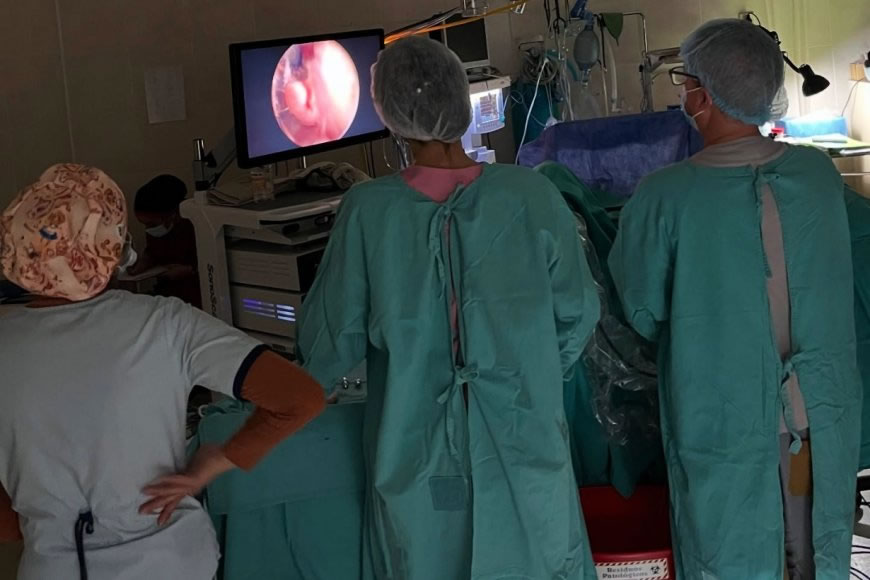 En Chajarí se llevó a cabo una cirugía de próstata por laparoscopia, un hecho histórico en el hospital local