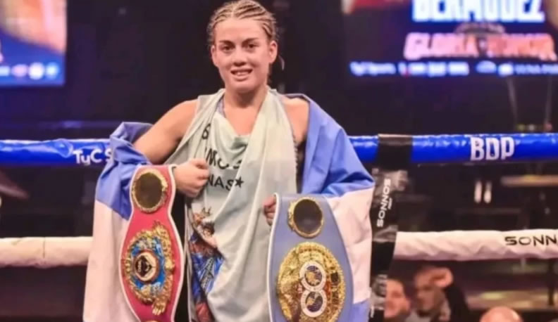 La «Princesita» Bermúdez es la nueva campeona mundial argentina de boxeo
