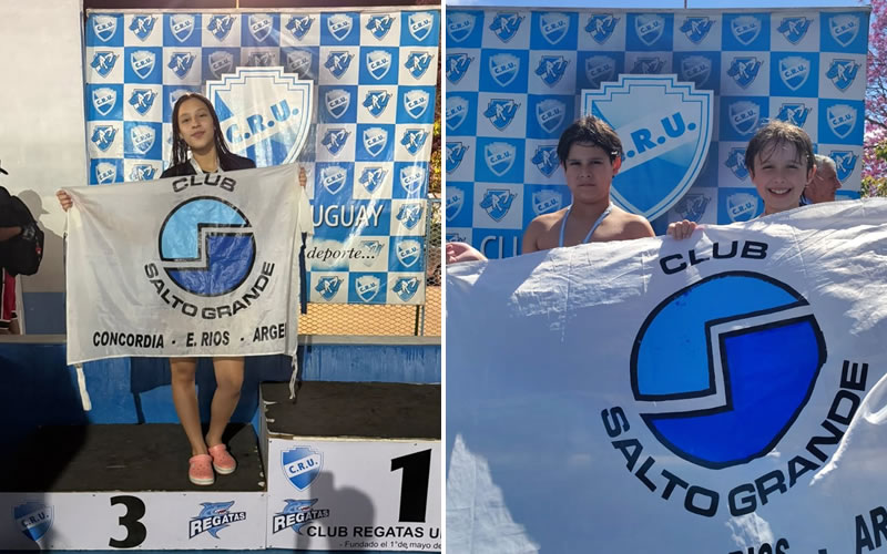 El Club Salto Grande brilló en el Campeonato Entrerriano de Natación