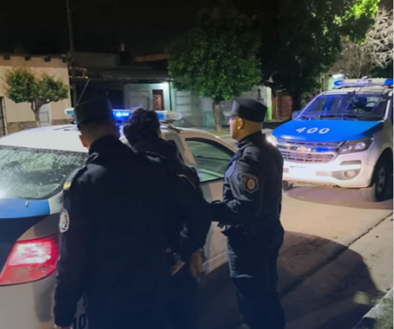 Detuvieron en la vía publica a un sujeto que debía estar cumpliendo la prisión domiciliaria