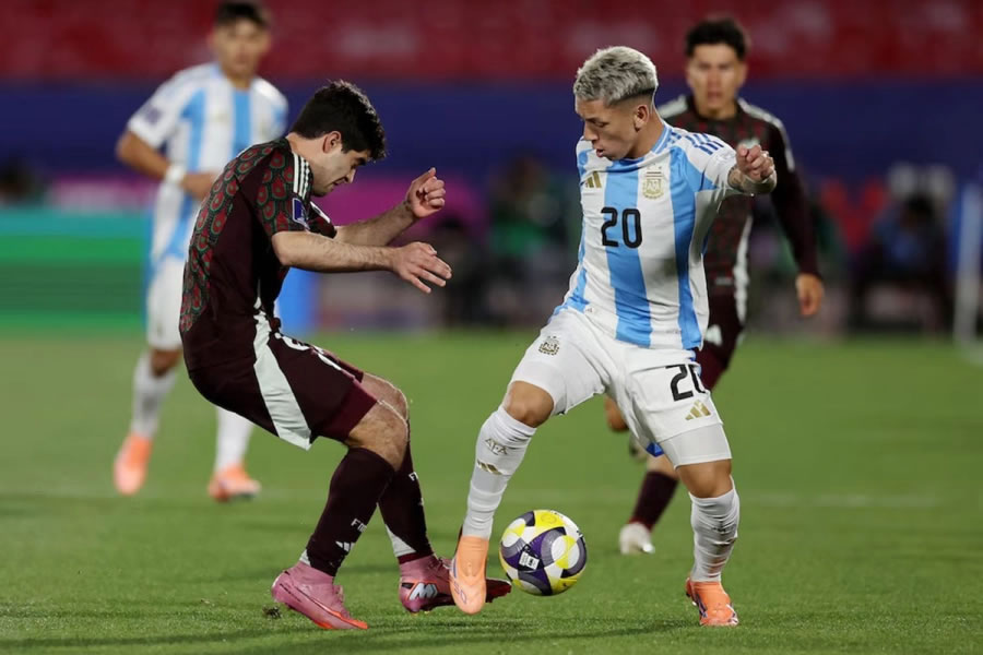Argentina derrotó a México 2-0 y se clasificó a la semifinal del Mundial Sub 20