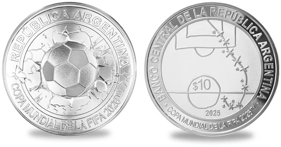 El BCRA lanzó una moneda especial por el Mundial 2026