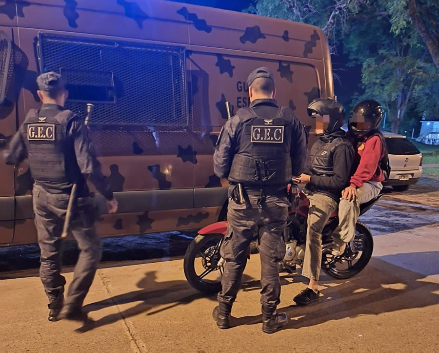 Retuvieron 12 motos y un automóvil por falta de documentación en operativo de prevención