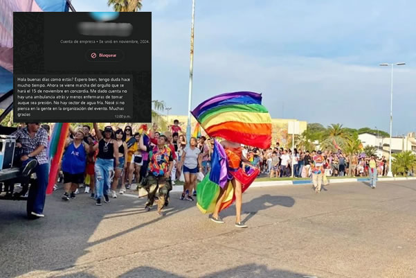 Solicitud de vecino Nº 39: Consultan por la presencia de ambulancias y puntos de agua en la próxima Marcha del Orgullo