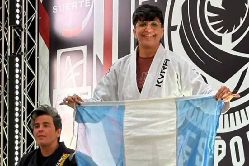 La entrerriana Antonella Bello se consagró campeona mundial de Jiu Jitsu por cuarta vez