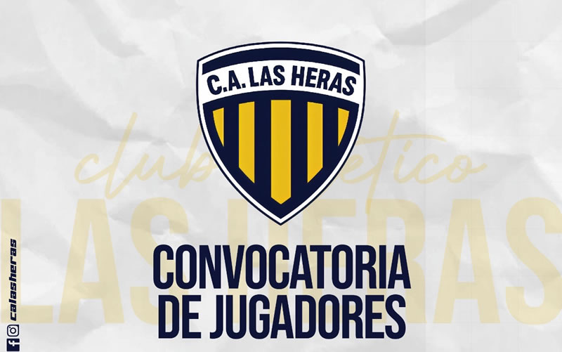 Club Atlético Las Heras Concordia convoca a jugadores para integrar su futuro plantel oficial