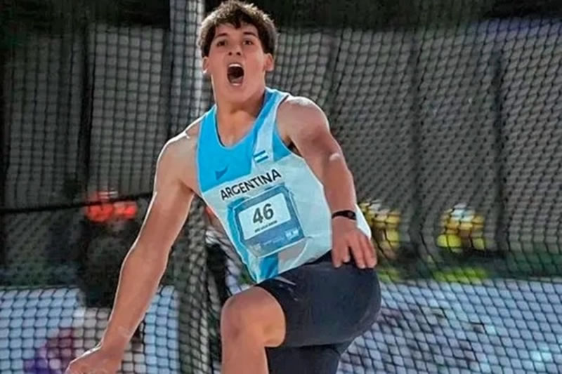 Lucas Miño fue elegido Mejor Atleta Argentino U18 del 2025