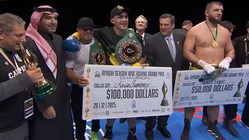El argentino Kevin Ramírez se coronó campeón del Grand Prix de la CMB: Ganó US$100.000