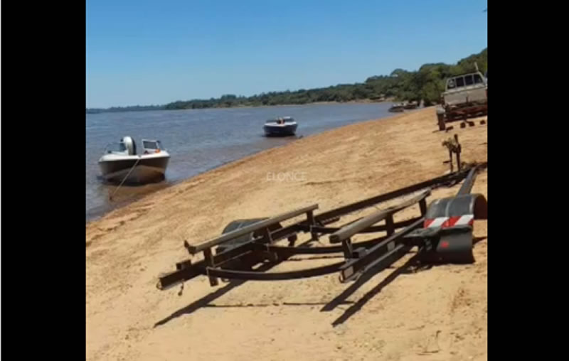 Pescaban en el río Uruguay y al regresar les habían robado las ruedas de seis tráilers de lanchas
