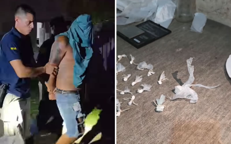 Detienen a una persona y secuestran armas y drogas en allanamientos por picadas ilegales