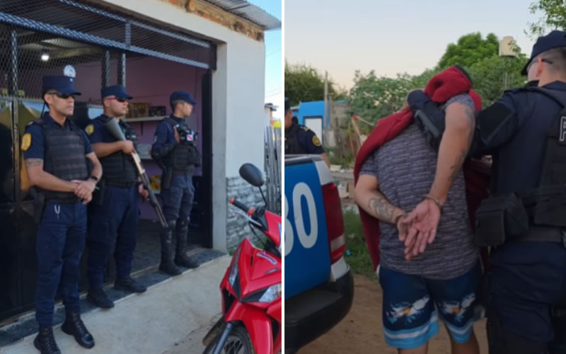Amenazas por una presunta deuda por droga terminaron con allanamientos y dos detenidos