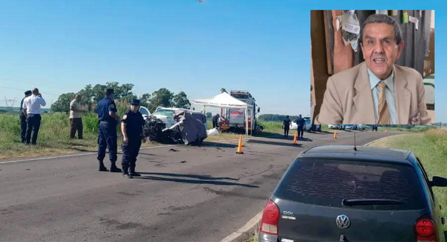 Despiden al abogado que falleció en el trágico accidente en la Ruta Nacional 18
