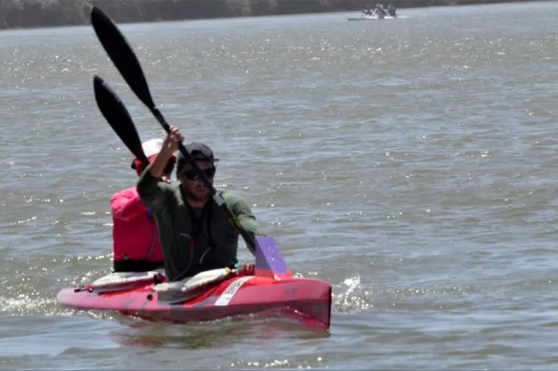 Dos entrerrianos conquistaron la Regata del Río Negro, la prueba de canotaje más larga del mundo