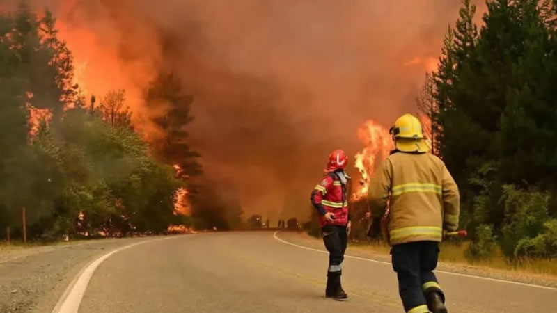 Patagonia: Por los incendios forestales el Gobierno Nacional asistió a los bomberos con más de $100 mil millones