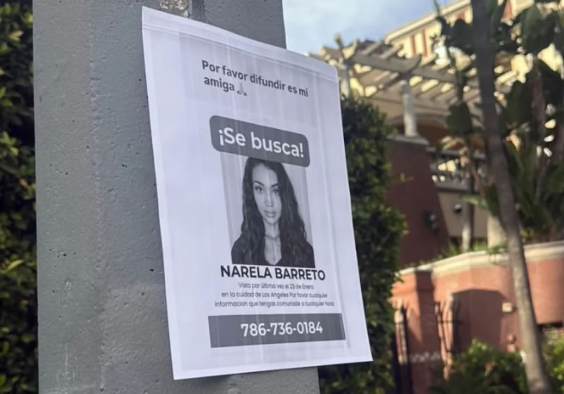 Buscan a una joven argentina de 21 años desaparecida en Los Ángeles