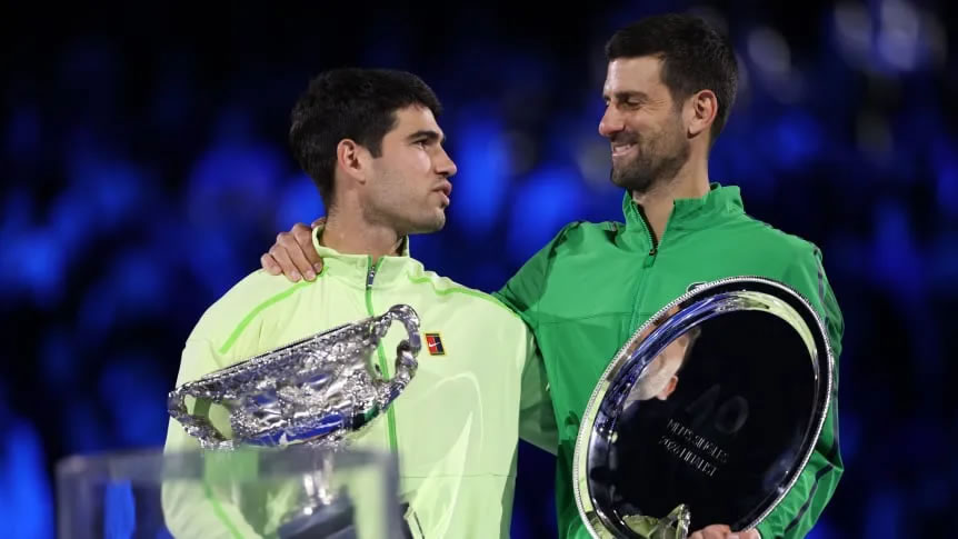 Alcaraz venció a Djokovic y se quedó con el Australian Open 2026