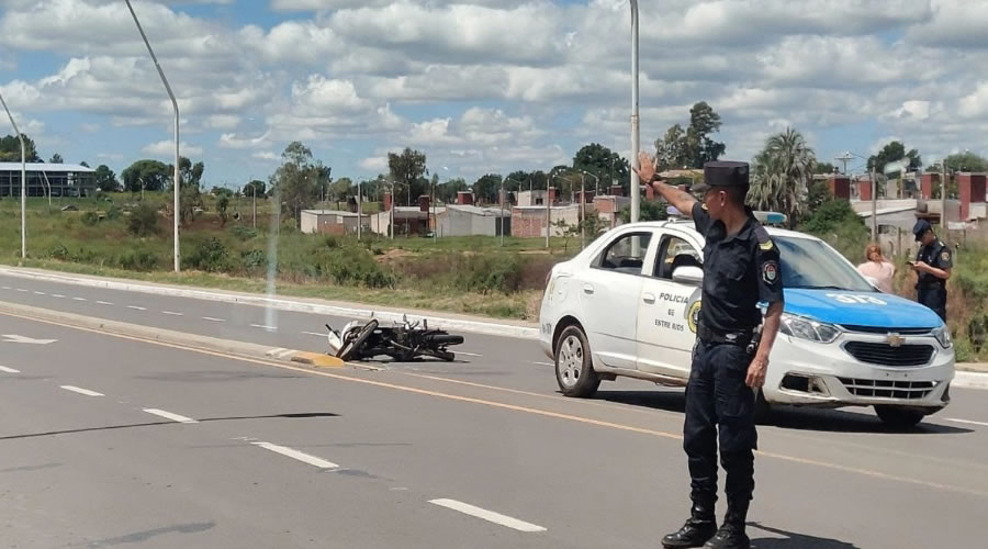 Debido a un accidente automovilístico uno de los accesos a Concordia estuvo demorado