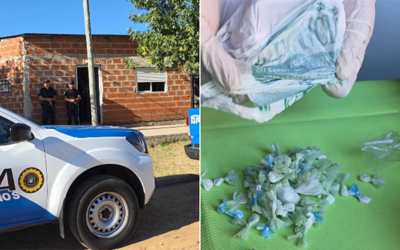 El hurto de una billetera derivó en la desarticulación de un kiosco de droga frente a una parroquia