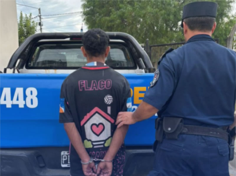 Fue detenido por violar una restricción judicial tras activarse el botón antipánico