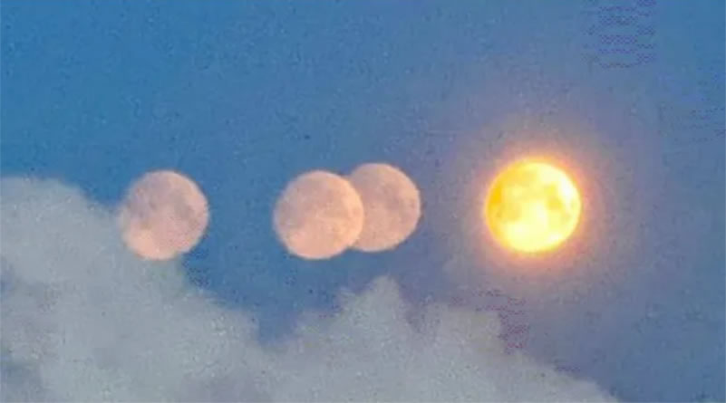 Un fenómeno óptico sorprendió a San Petersburgo con la aparición de «cuatro lunas» en el cielo