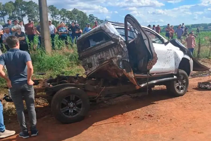 Tres adolescentes murieron en choque frontal en Paraguay e investigan si hacían desafío viral