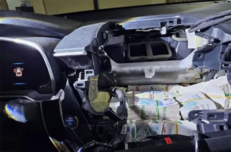 Viajaba de Chaco a Buenos Aires con $357 millones ocultos en el tablero de una camioneta