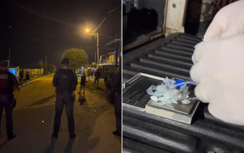 Interceptaron a varias personas en la vía pública con droga y dinero en efectivo