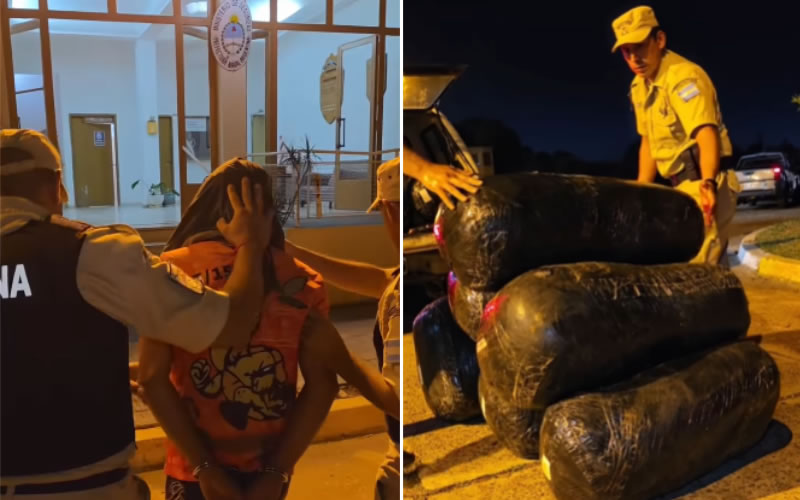 Prefectura incautó un cargamento de prendas de vestir que intentaban pasar de contrabando hacia Uruguay