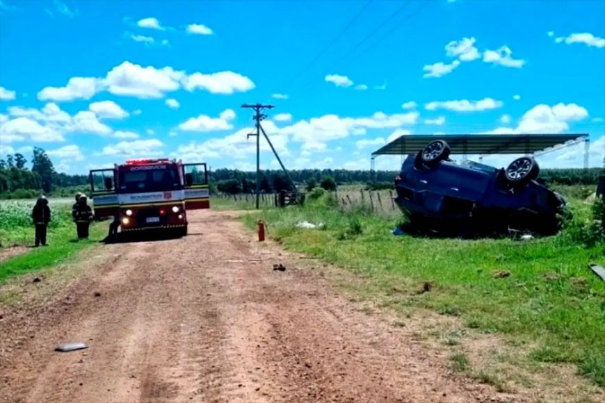 Vuelco en la ruta se cobró la vida de una bebé entrerriana de 5 meses