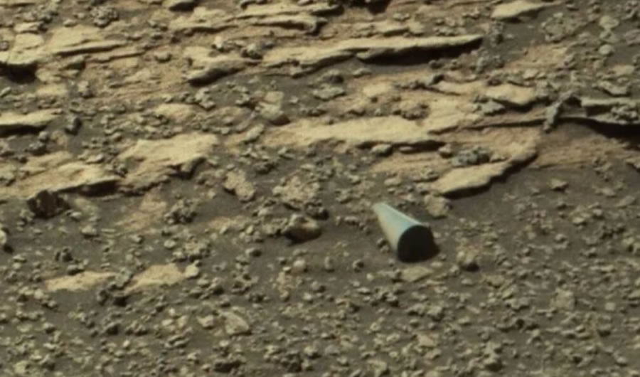 La NASA fotografió un extraño objeto cónico en Marte y los científicos no saben qué es