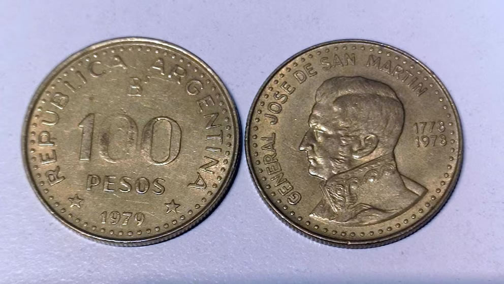 Una moneda argentina de los años 70 podría cotizar más de USD 1.000