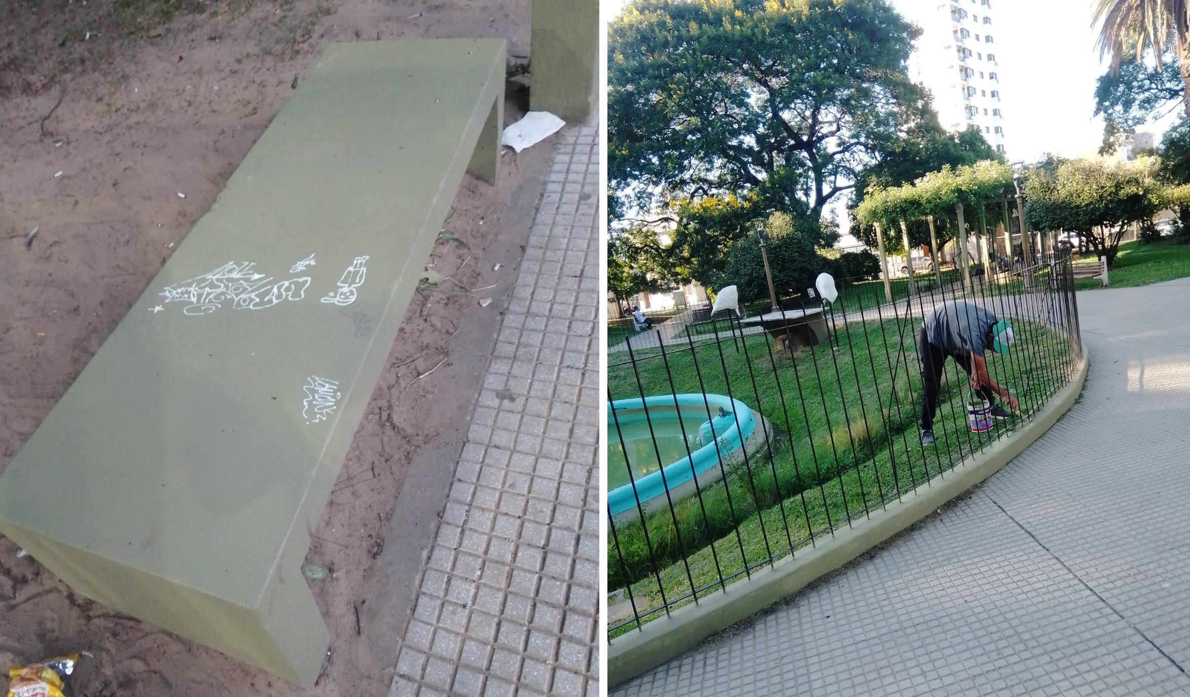 Actos de vandalismo perjudican el cuidado y mantenimiento de los espacios públicos