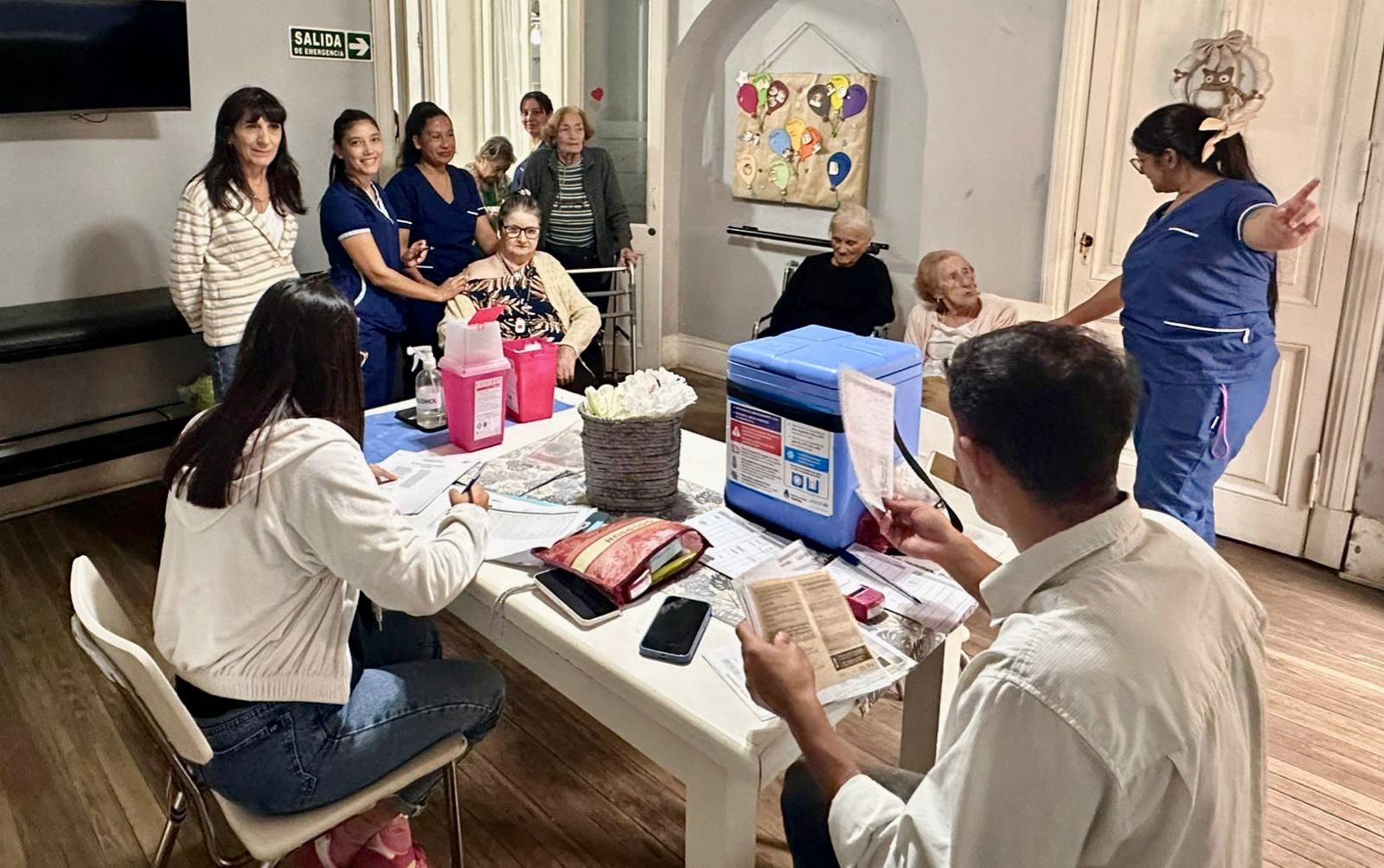 Comenzó la Campaña de Vacunación Antigripal en residencias de larga estadía