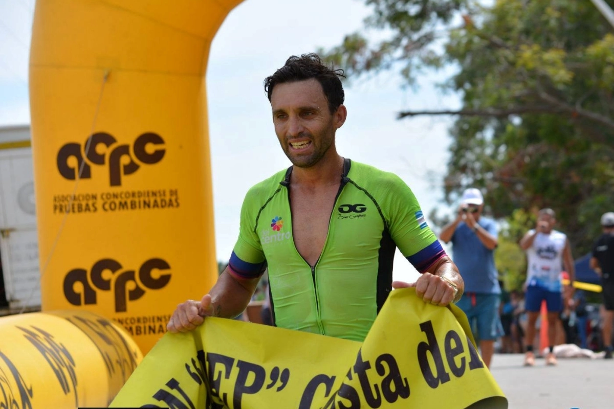 El Triatlón de Santa Ana tuvo como ganadores al concordiense Federico Álvarez y a la chajariense Judith Marsilli
