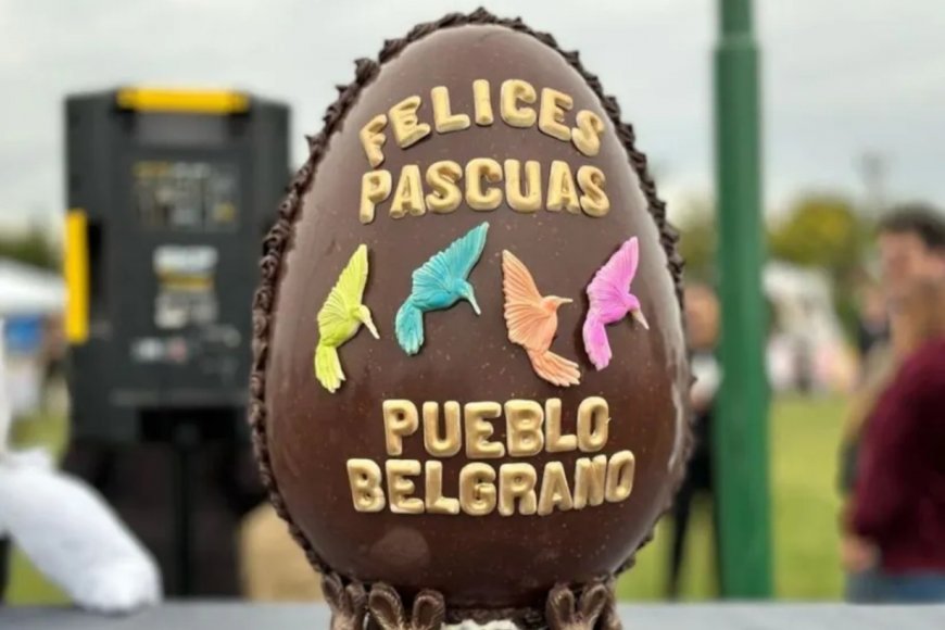 Pueblo Belgrano se propone elaborar el Huevo de Pascuas más grande de la provincia